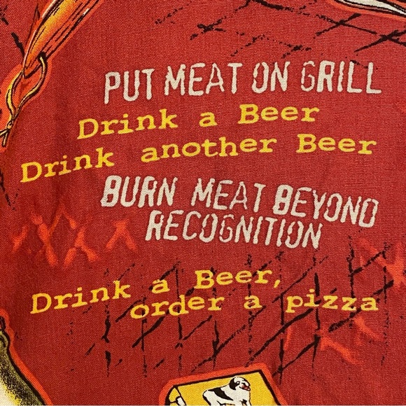 Big Dogs Authentic button down shirt size Large Barbecue Hawaiian - Picture 5 of 9